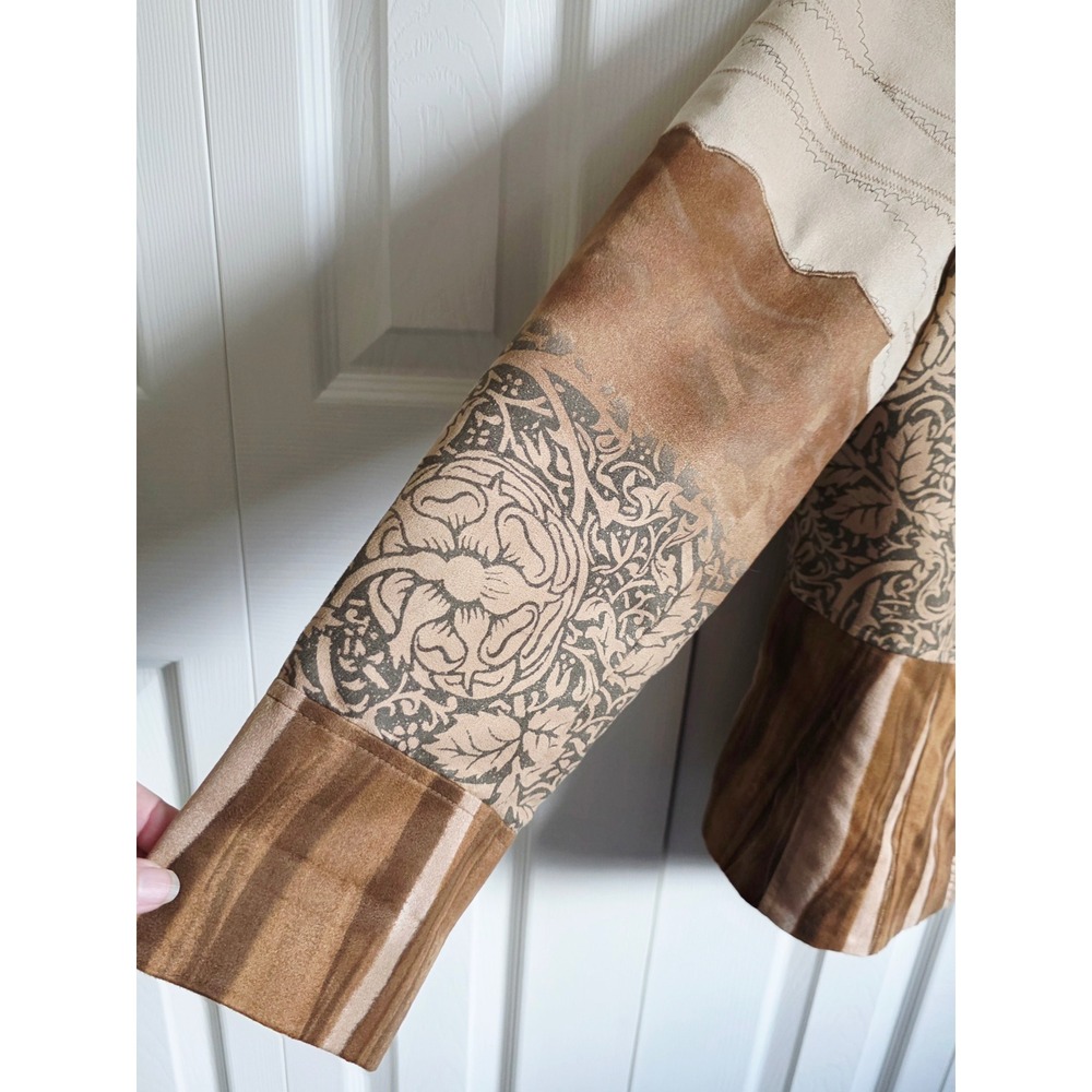 Coldwater Creek Women's Patchwork Embroidered Lea… - image 5